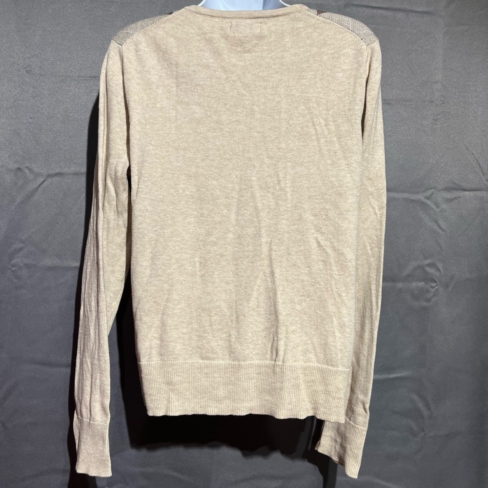 🦋Croft & Barrow cardigan trendy preppy neutral Size Medium - Picture 3 of 4